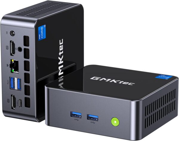 GMKtec M3 Plus Mini PC with Intel Core i9 12900HK(14C/20T up to 5.0 GHz), 32GB DDR4 RAM+1TB NVMe SSD, Windows 11 Pro Mini Desktop Computer Triple 4K Display, WiFi 6, BT5.2, USB-C - Image 2