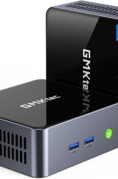 GMKtec Mini PC Windows 11 Pro Intel Core i7-1195G7 (Turbo 5.0 GHz) 32GB DDR4 1TB SSD Desktop Mini Computers WiFi 6, BT 5.2/ DP, HDMI/RJ45 2.5G/USB4.0