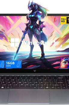 Gaming Laptop, 2024 Laptop with Intel Quad-Core Processor(Up to 3.6GHz), 16GB DDR4 512GB SSD Laptop Computer, Windows 11 Laptop, 15.6″ IPS 1080P, Metal Shell, USB3.2, Long Battery Life