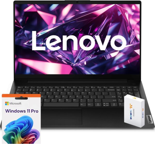 Lenovo New V15 Business Laptop | 40GB RAM | 1TB SSD | Intel Pentium N6000 Processor | 15.6" FHD 1080p Anti-Glare Display | Ethernet RJ-45 | Wi-Fi 6 | Webcam | Windows 11 Pro | WOWPC Recovery USB