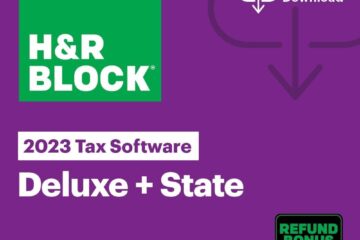 (Old Version) H&R Block Tax Software Deluxe + State 2023 with Refund Bonus Offer (Amazon Exclusive) (PC/MAC Download)