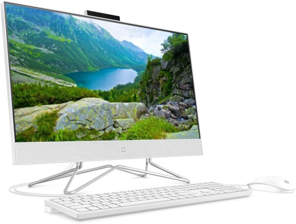 HP All-in-One Desktop Computer, 21.5" FHD Display, Intel Celeron J4025 Processor, 16GB RAM, 1TB SSD, Webcam, HDMI, RJ-45, Wi-Fi, Wired Keyboard&Mouse, Windows 11 Pro - Image 3