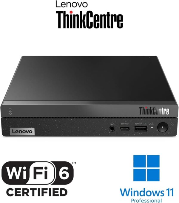 Lenovo ThinKCentre neo 50q Gen 4 Tiny 1L Business Mini Desktop Computer, 13th Gen Intel Octa-Core i5-13420H (Beat i7-1355U), 16GB DDR4 RAM, 1TB PCIe SSD, WiFi 6, RJ-45, Windows 11 Pro, vent-hear - Image 3