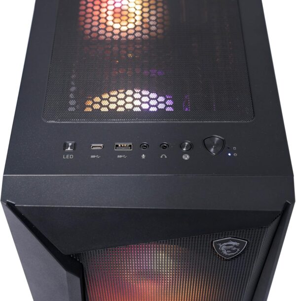 MSI Codex Z2 Gaming Desktop: AMD R5-8400F, GeForce RTX 4060, 16GB DDR5, 1TB m.2 NVMe SSD, USB Type-C, VR-Ready, Windows 11 Home : B8NUC-297US - Image 4