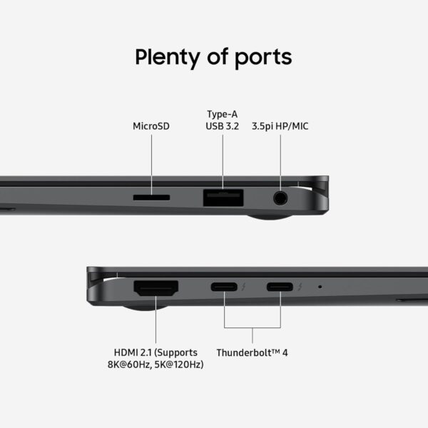 SAMSUNG 16” Galaxy Book5 Pro 360 Copilot AI Laptop PC Computer, Intel Core 7 Ultra Processor, 3K AMOLED (2880 x 1800) Touchscreen, 120HZ Refresh Rate, Dolby Atmos Quad Speakers, All-Day Battery Life - Image 8