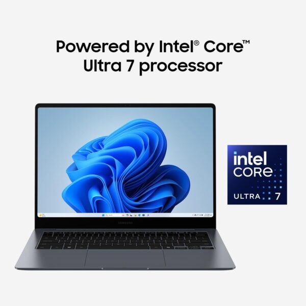 SAMSUNG 14' Galaxy Book4 Pro Laptop PC Computer, Intel Core 7 Ultra Processor 512GB, 3K AMOLED (2880 x 1800) Touchscreen, Advanced Security, 2024 Model, NP940XGK-KG1US, Moonstone Gray - Image 3