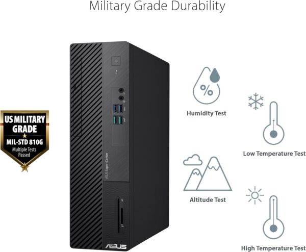 ExpertCenter D5 Small Form Factor Desktop PC, Intel Core i5-13400, 16GB DDR4 RAM, 1TB PCIe SSD, Windows 11 Pro, Black, D500SE-AS504 - Image 4