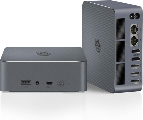 Beelink EQI12 Mini PC,Intel 12th Gen Core i3-1220P Processors (10C/12T,up to 4.4GHz),Mini Computer with 24GB LPDDR5 RAM 500GB M.2 2280 PCle 4.0x4 SSD,4K Dual Screen Display/WiFi6/BT5.2/USB3.2/Dual LAN - Image 2