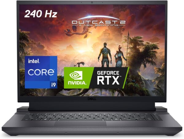 Dell G16 7630 Gaming Laptop - 16-inch QHD+ 240Hz 3ms Display, Intel Core i9-13900HX, 16GB DDR5 RAM, 1TB SSD, NVIDIA GeForce RTX 4070 8GB GDDR6, Windows 11 Home, Onsite Service - Metallic Nightshade - Image 2