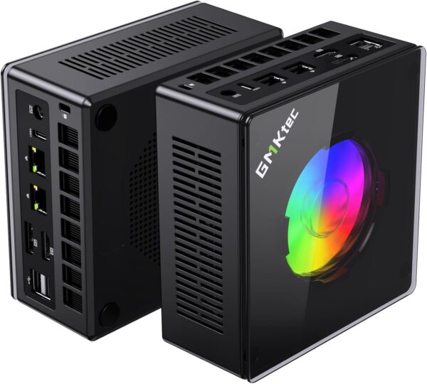 GMKtec Gaming PC, K11 AMD Ryzen 9 8945HS(8C/16T, Up to 5.2GHz), 32GB DDR5 RAM 1TB Mini PC Desktop Computer, Oculink, Dual NIC 2.5GbE LAN, HDMI/DisplayPort/USB4*2 - Image 2