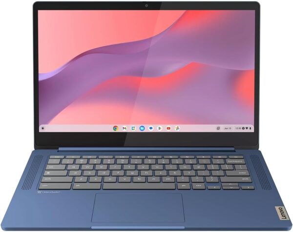 Lenovo IdeaPad Slim 3 Chromebook 14M868 14" Full HD Laptop, MediaTek Kompanio 520 2.0GHz, 4GB RAM, 64GB eMMC, ChromeOS, Abyss Blue (Renewed) - Image 2