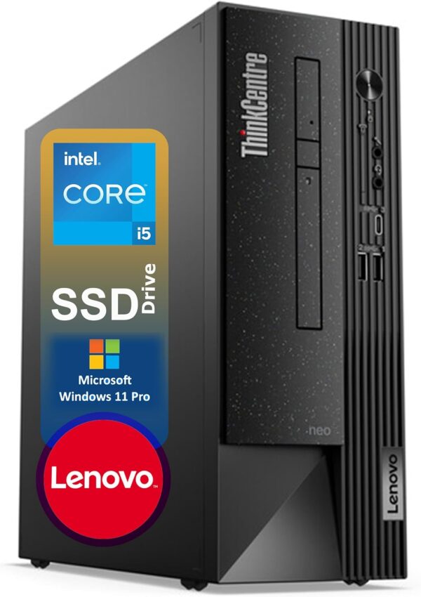 Lenovo ThinkCentre Business Desktop| Intel Core i5 Processor | 32GB RAM | 1TB SSD | Support Upto 3 Monitors | HDMI & USB-C | Ethernet | Wi-Fi | Bluetooth | Keyboard & Mouse| Windows 11 Pro - Image 2