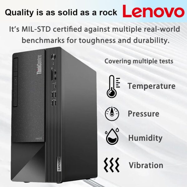 Lenovo ThinkCentre Business Desktop| Intel Quad-Core Processor | 64GB RAM | 1TB SSD & 1TB HDD | Support Upto 3 Monitors | HDMI & USB-C | Ethernet | Wi-Fi | Bluetooth | Keyboard & Mouse| Windows 11 Pro - Image 8