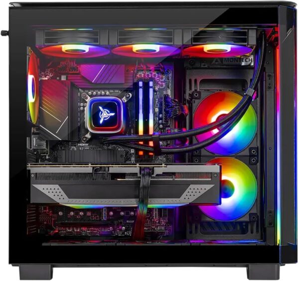 Skytech King 95 Gaming PC Desktop, Ryzen 7 9800X3D 4.7 GHz (5.2 GHz Turbo Boost), NVIDIA RTX 5080 16GB, 4TB Gen4 SSD, 64GB DDR5 RAM 6000 RGB, 850W Gold ATX 3.0 PSU, 360mm ARGB AIO, Wi-Fi, Win 11 - Image 3