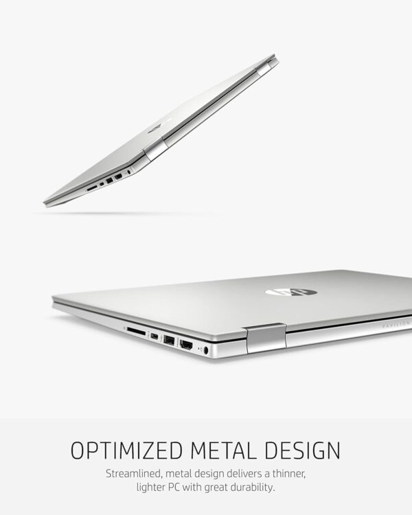 HP Pavilion x360 14” Touchscreen Laptop, 11th Gen Intel Core i5-1135G7, 8 GB RAM, 256 GB SSD Storage, Full HD IPS Display, Windows 10 Home OS, Long Battery Life, Work & Streaming (14-dw1024nr, 2021) - Image 8