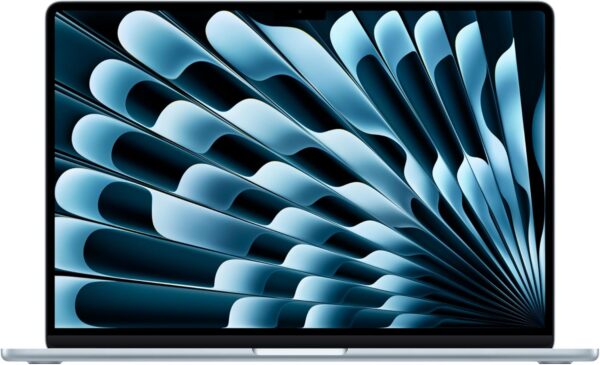 Apple 2025 MacBook Air 15-inch Laptop with M4 chip: Built for Apple Intelligence, 15.3-inch Liquid Retina Display, 16GB Unified Memory, 256GB SSD Storage, 12MP Center Stage Camera, Touch ID; Sky Blue - Image 2