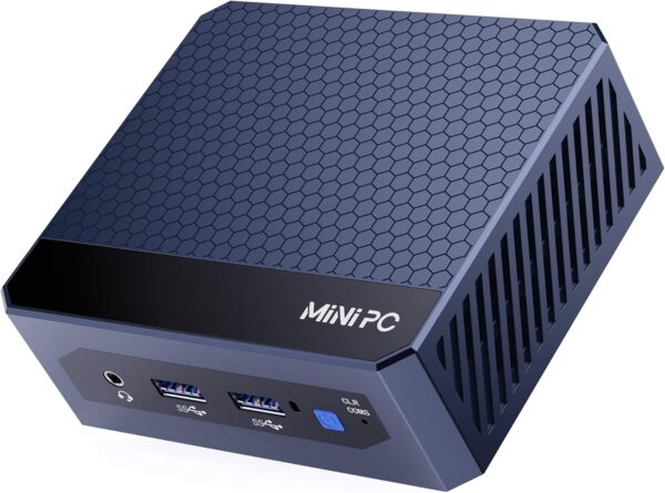 Mini PC, Intel 12th Gen Alder Lake-N95(up to 3.4GHz), Mini Desktop Computers 16GB DDR4 512GB M.2 SSD, Micro PC Support 2.5’’ SSD/4K Dual HDMI/ 4*USB 3.2/ WiFi 5/ BT 4.2/ 1000M LAN for Home Office - Image 2