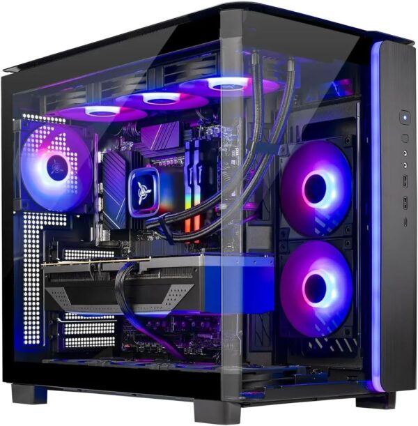 Skytech King 95 Gaming PC Desktop, Ryzen 7 9800X3D 4.7 GHz (5.2 GHz Turbo Boost), NVIDIA RTX 5080 16GB, 4TB Gen4 SSD, 64GB DDR5 RAM 6000 RGB, 850W Gold ATX 3.0 PSU, 360mm ARGB AIO, Wi-Fi, Win 11 - Image 2