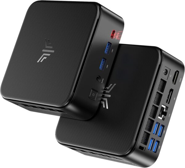 KAMRUI Mini Gaming PC, E3B 16GB RAM 512GB SSD Mini PC AMD Ryzen 5 7430U Micro Desktop Computers (Max 4.3GHz,6C/12T, Beat 5650U), Small Computer Support WiFi 6, BT5.2, Triple Display for Office Home - Image 2