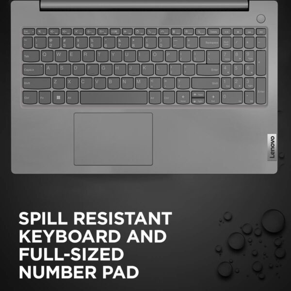 Lenovo Laptop V15 for Business, Home, Student (15.6" FHD Anti-Glare, Intel i7-1255U, 40GB RAM, 1TB SSD), Numeric Keypad, Webcam w/Shutter, Type-C, RJ-45, Wi-Fi, Win 11 Pro w/AI Copilot, Grey - Image 8