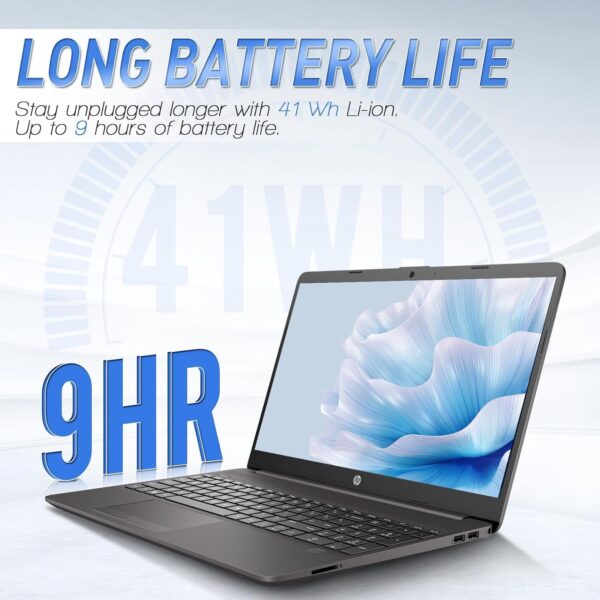 HP 2025 New 15.6" Business Laptop Computer, Intel i3-1315U Processor 4.8 GHz, Copilot AI Chat, FHD Display, 32GB RAM, 1TB PCIe SSD, Long Battery Life, Windows 11 Pro with Microsoft Office Included - Image 8