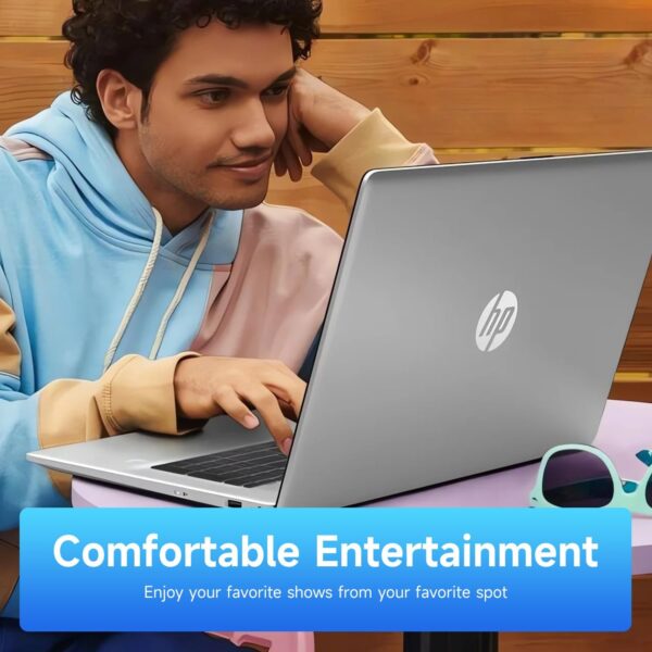 HP 17.3" Touchscreen Laptop, Intel Core i3-N305, 32GB RAM, 128GB eMMC + 2TB SSD, Numeric Keypad, Webcam, HDMI, Wi-Fi 6, Windows 11 Pro, Silver - Image 4