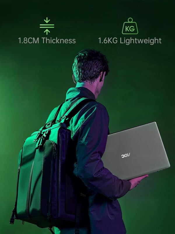 2025 16.1 Laptop Computer AMD Ryzen 7 5700U (8C/16T, Up to 4.3GHz) Radeon RX Vega 8 Graphics Laptop 16GB RAM 512GB NVMe SSD, Windows 11, FHD Display, WiFi 6, 53Wh Battery, HDMI, Webcam, Backlit KB - Image 10