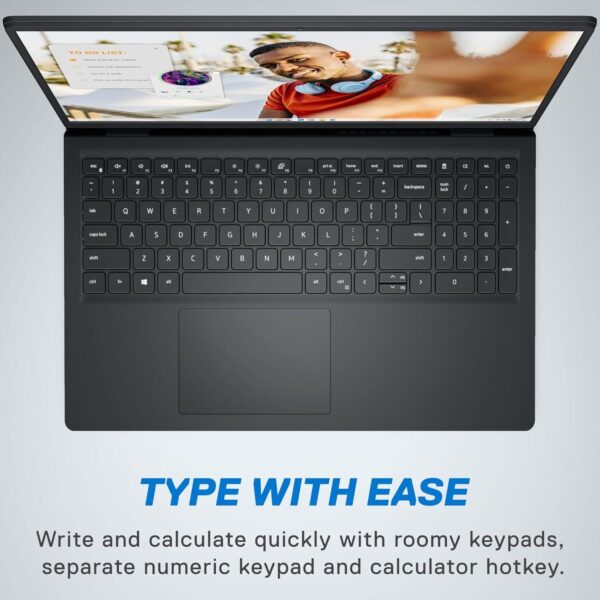 Dell Inspiron 15 15.6" Touchscreen FHD Laptop Computer, 8-Core AMD Ryzen 7 7730U (Beat i7-1365U), 32GB DDR4 RAM, 1TB PCIe SSD, WiFi, Bluetooth, Type-C, HDMI, Carbon Black, Windows 11 Pro - Image 6