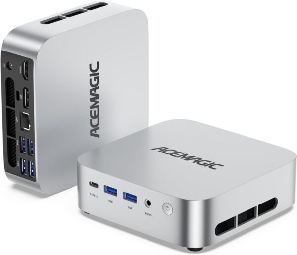 ACEMAGICIAN M1 Mini Gaming PC AMD Ryzen 7 6800H Mini PC 32GB DDR5 1TB SSD Mini Computers (8C/16T, up to 4.7GHz), 4K Triple Display Mini Desktop Computers 3.2 Type-C/LAN 2.5G/BT5.2/WiFi 6/Dual Channel - Image 2