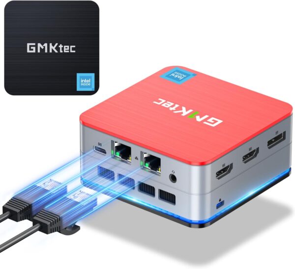 GMKtec G2 Plus Mini PC, Intel Twin Lake N150(Upgraded N100) up to 3.6GHz, Desktop Mini Computer 12GB LPDDR5 RAM 512GB SSD WiFi 6 BT5.2 Red - Image 2