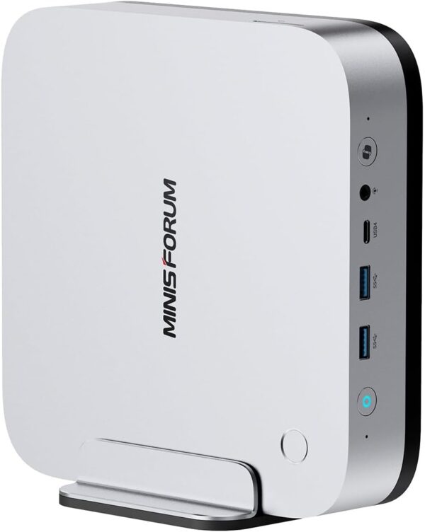 MINISFORUM AI X1 Pro-370 Mini PC AMD Ryzen AI 9 HX 370(12C/24T) 64GB DDR5 1TB SSD Desktop Computer, HDMI|DP|2xUSB4 Output, 2xRJ45 Port, WiFi7, BT5.4, AMD Radeon 890M Graphics, Copilot Support AI PC - Image 2